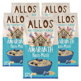 Allos, neslazené bobulovité müsli, balení 5 x 500 gramů Cereals Naty Shop Müsli na bázi amarantu