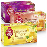 Teekanne čajová sada 3 sortimenty, italský citron, středomořská broskev a turecké jablko, 155 g