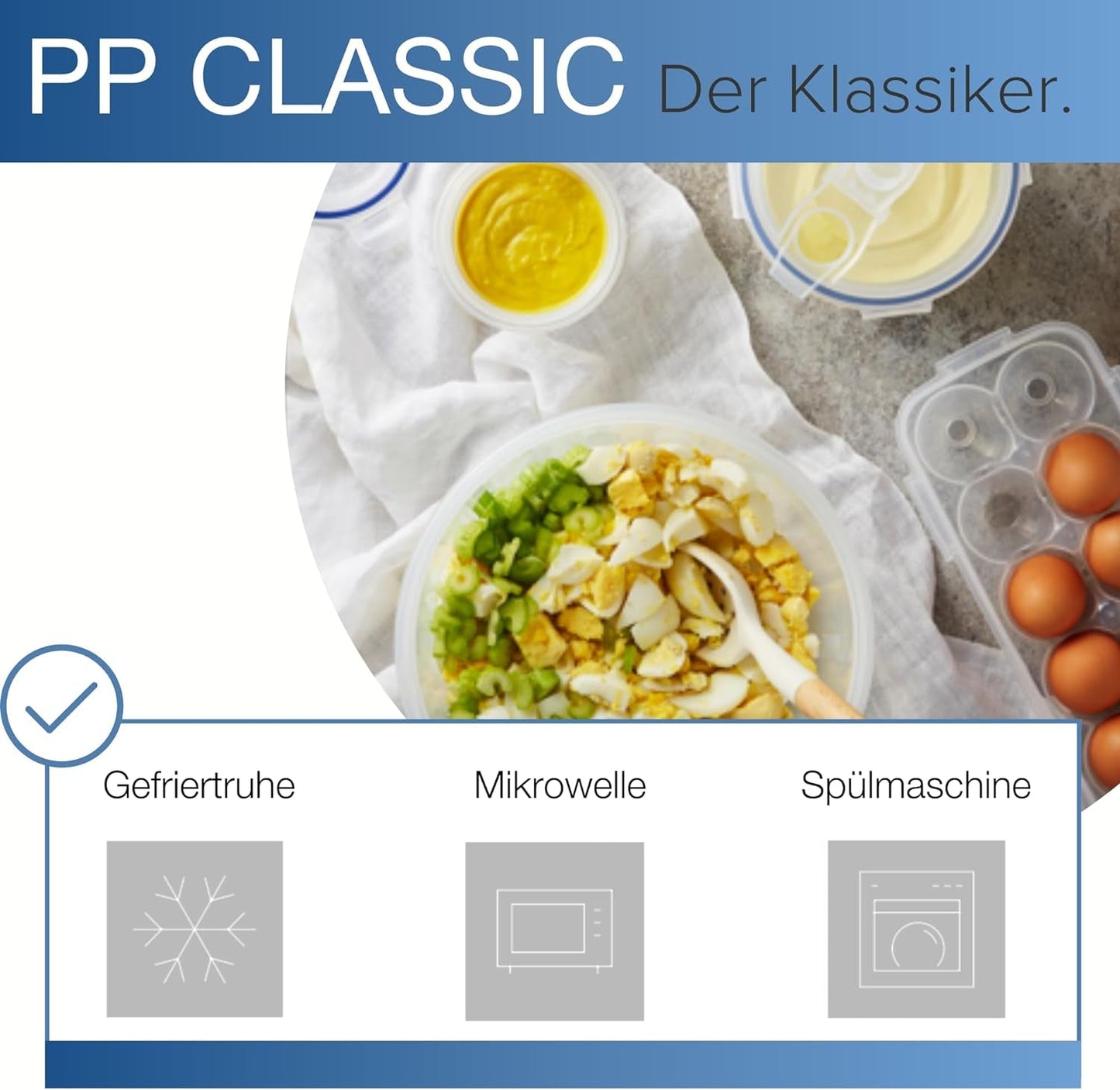 Sada dóz LocknLock PP Classic 5ks | 180ml, 350ml, 600ml, 870ml, 3,6L | 100% vzduchotěsné a vodotěsné | bez BPA | organizér do mrazničky a chladničky | vhodné do myčky a mikrovlnné trouby Naty Shop boxy na skladování potravin