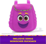 DORA - Best Friend Panenka - velikost 22 cm, s česanými vlásky, brašnou a opičími botami, známá z oblíbeného televizního seriálu, pro děti od 3 let