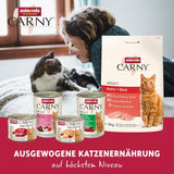 Adult Pure & Mild vlhké krmivo pro kočky s kuřecím masem a kočičím nipem (32 x 100 g), pro citlivé kočky, bez obilovin a cukru, lehce stravitelné vlhké krmivo s kuřecím masem