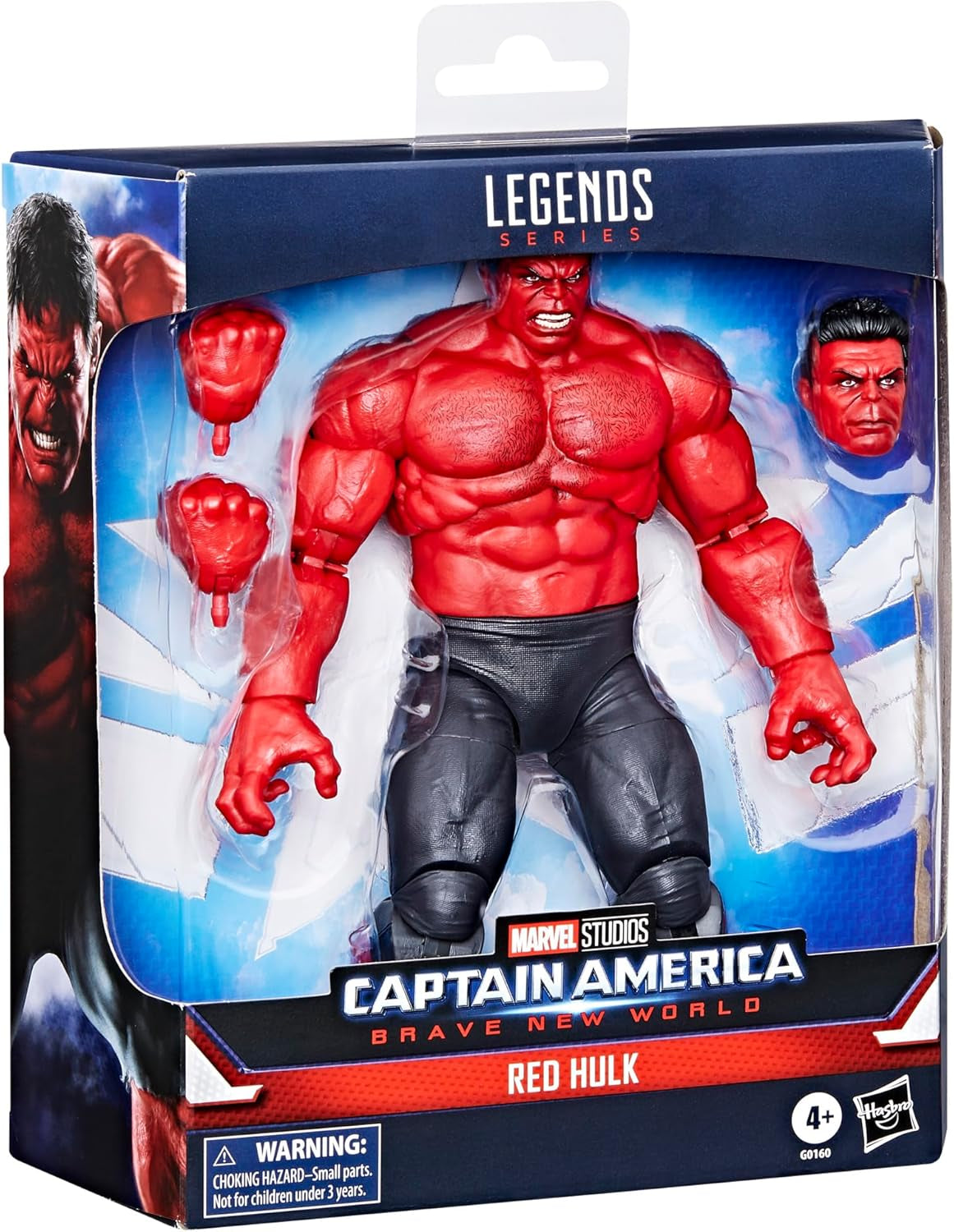 Akční figurka Marvel Legends Series Red Hulk (Měřítko: 15 cm) Pro Captain America: Akční figurky Brave New World Naty Shop