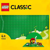 LEGO 11023 Zelená klasická stavební deska, čtvercová základní deska s prohlubněmi 32x32 jako základna pro stavění a další sady LEGO Stavebnice Besuche den LEGO-Store Single
