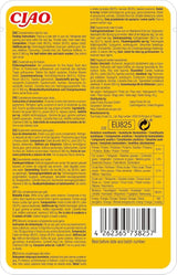 INABA Ciao Broth Mokré krmivo pro kočky 88% vlhkost a vitamín E, prémiová polévka pro kočky s kuřecím masem 40g (balení 12 ks), 100% přírodní maso, bez obilovin, bez cukru