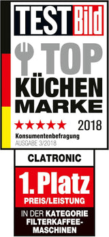 Clatronic® espresso kávovar | Automatický espresso kávovar na 12-14 šálků (cca 1,5 litru) | Espresso kávovar s filtrem a systémem proti odkapávání | 900W | Espressor KA 3473 černý