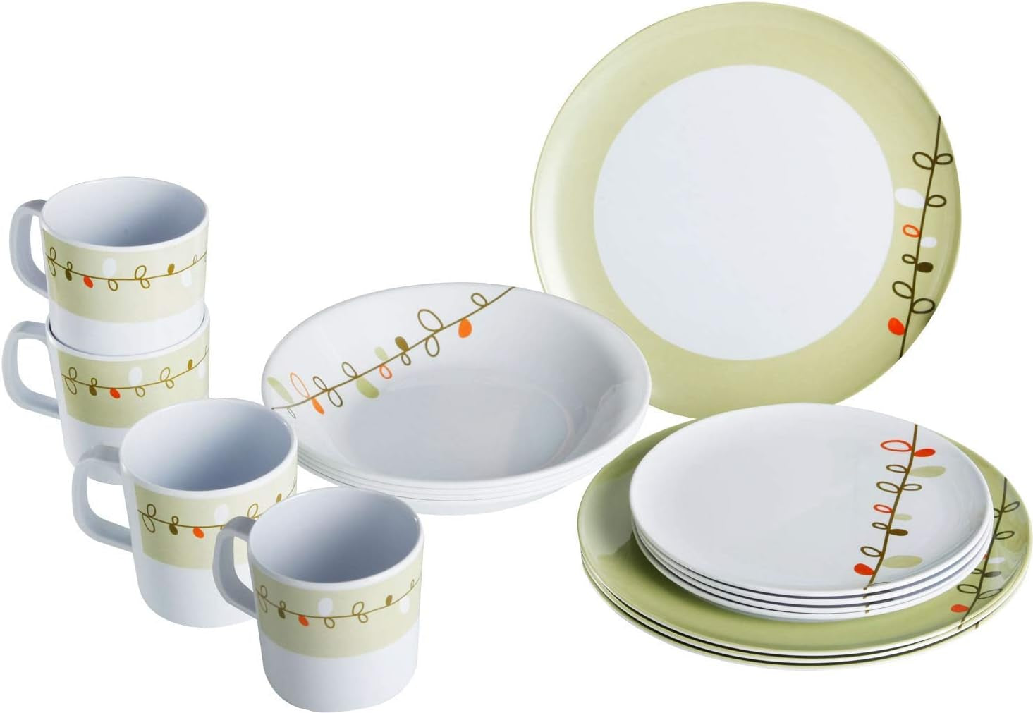 Melaminová sada nádobí, design Esprit