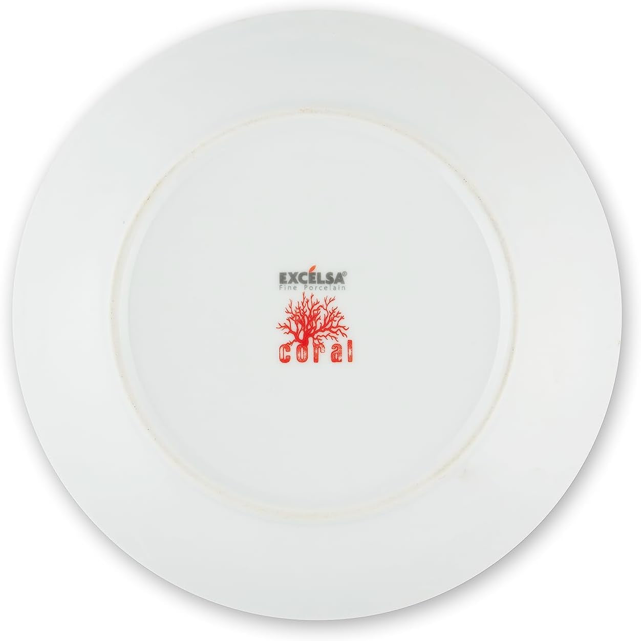 Stolní servis Excelsa Coral, 18 kusů, porcelán, červená