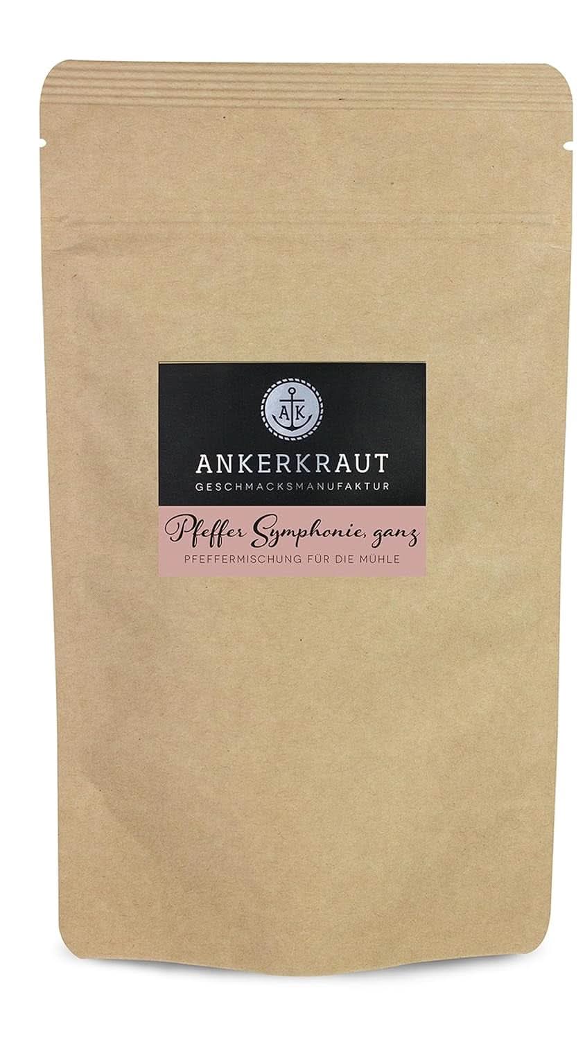 Ankerkraut Symphonie, pepřová směs pro dochucení vůní a chutí, 140 gramů Koření Naty Shop Celozrnné 140 gramů