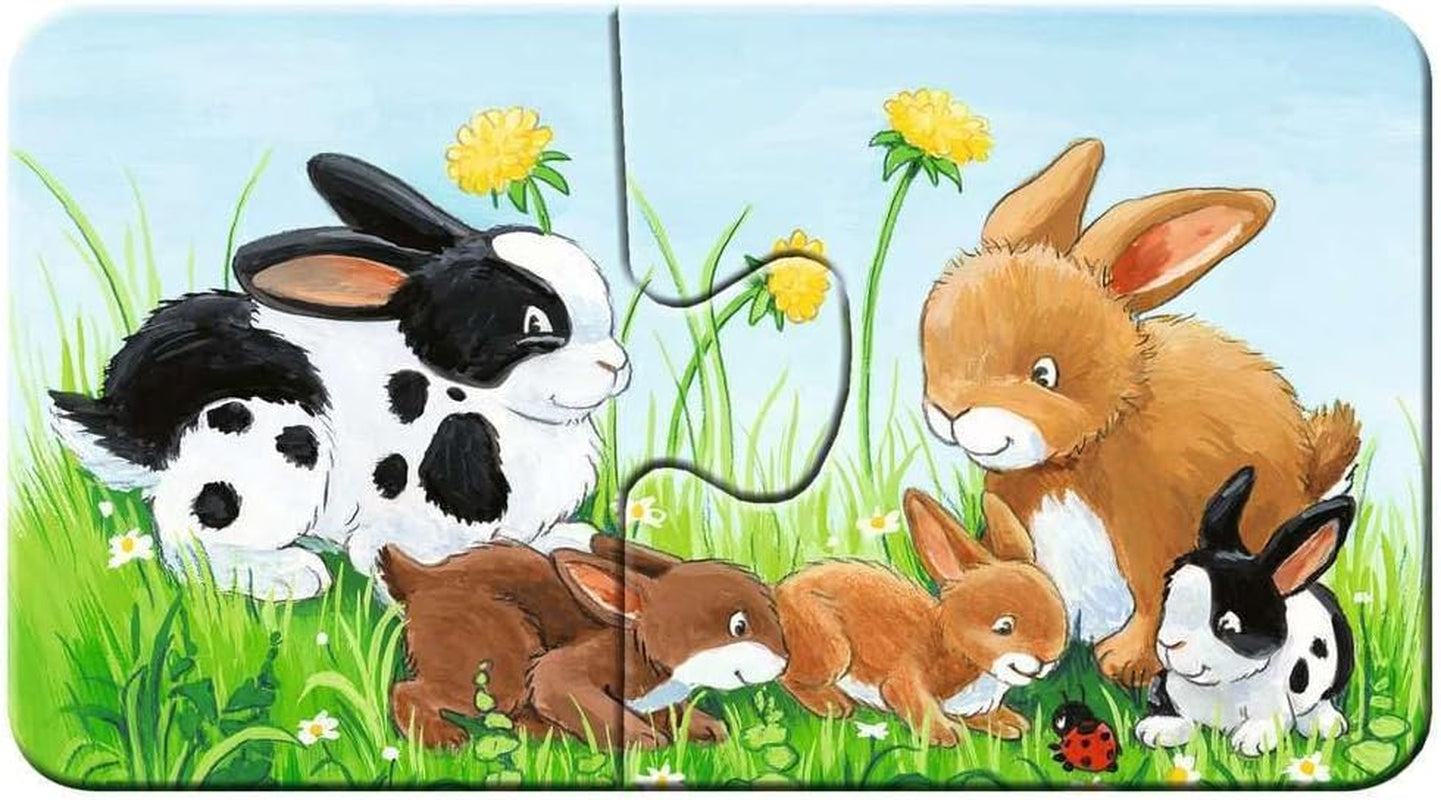 Puzzle Ravensburger pro děti - 05072 Farm Animal Families - Moje první puzzle 9X2 - Puzzle pro 2 roky Puzzle Naty Shop