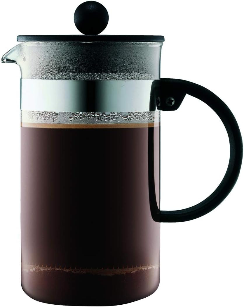 Kávovar Bodum 1582-01 bistroNOUVEAU (French Press systém, vhodný do myčky), 1,5 litru, černý