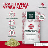 Argentinský čaj maté s kousky stonků, 1 kg.