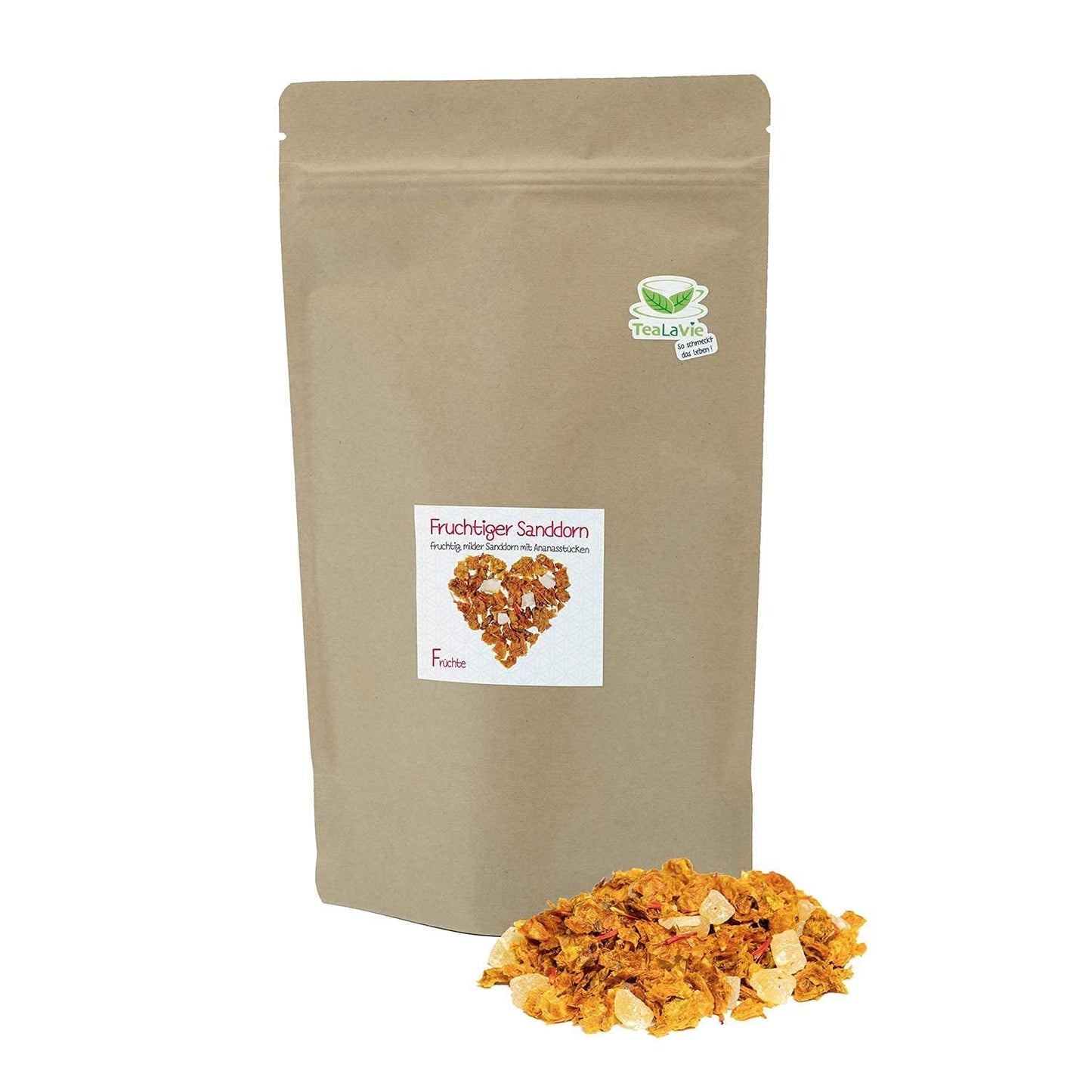 Tealavie - Čaj pro děti bez cukru - Lesní jahody a rebarbora (200 g) Tealavie Fruit - Sypaný ovocný čaj