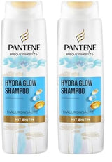 Pantene Pro-V Hydra Glow hydratační šampon s biotinem pro suché, poškozené vlasy Pantene sprcha a koupel 2 x 250 ml