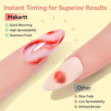 Makartt Blooming Gel Lak na nehty - 15ml Blooming Gel nail Polish Extender s mramorovou barvou, gelovou barvou, DIY manikúrou na nehty, květinami, zvířaty, akvarelem, kouzelnou manikúrou