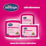 Silentnight Ultrabounce Polštář, Bílý, Mikrovlákno, Bílý, 2-balení Standardní polštáře Naty Shop