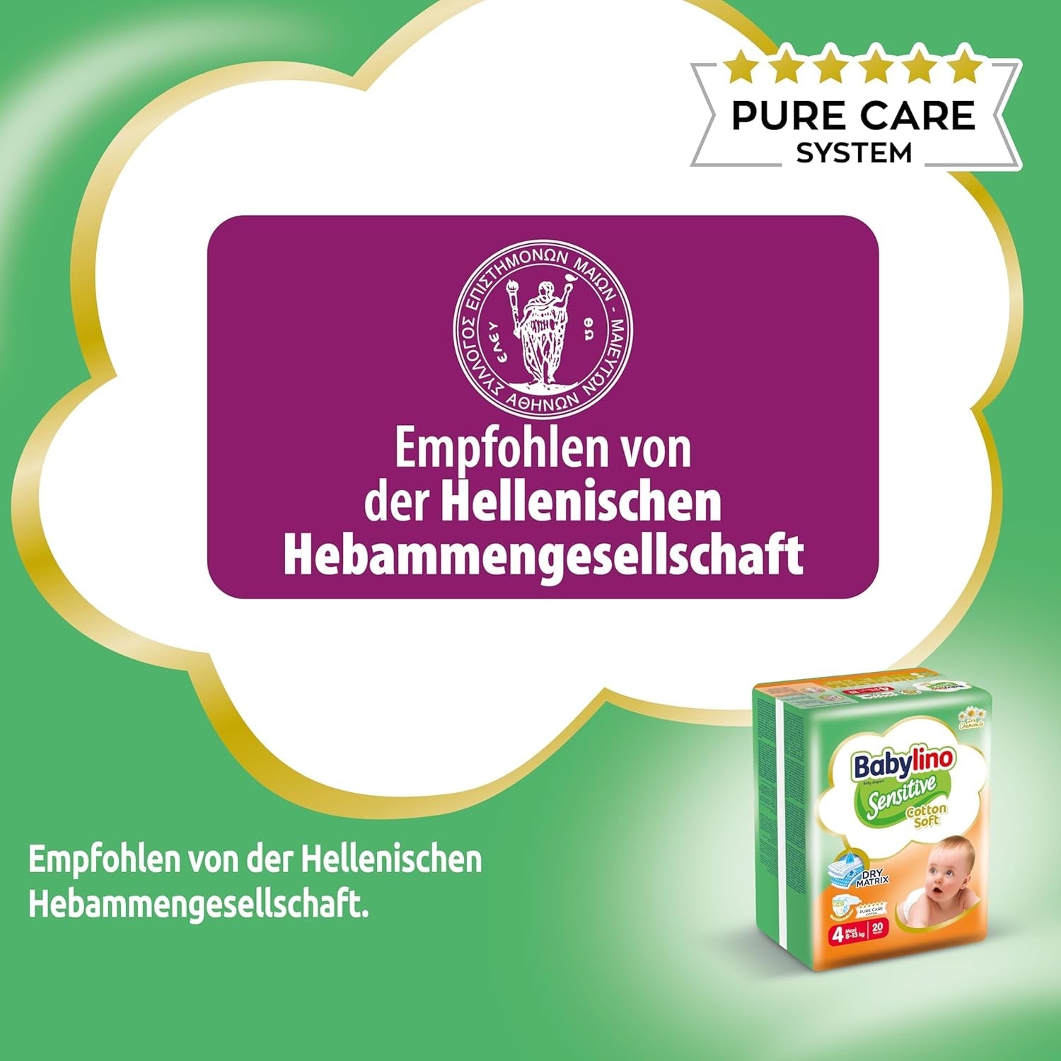 Dětské plenky Sensitive vel. 4, Maxi (8-13 kg), 20 kusů