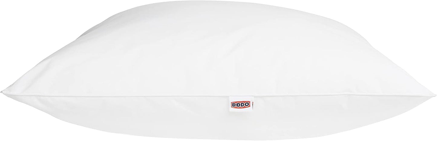 DODO Premium Polštář, 60 X 60 Cm, Střední komfort, Polštář Cloud De Douceur | Odolný proti roztočům a nadýchaný | Perkálová bavlna + podšívka Lze prát v pračce na 40 °C standardní polštáře Naty Shop