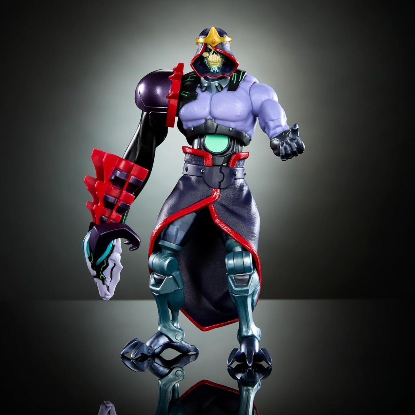 Masters of the Universe: Revolution Masterverse Skeletor akční figurka Sběratelská figurka s 30 body pohybu a pohyblivým robotickým ramenem Motu Toy HYC46 Akční figurky Naty Shop