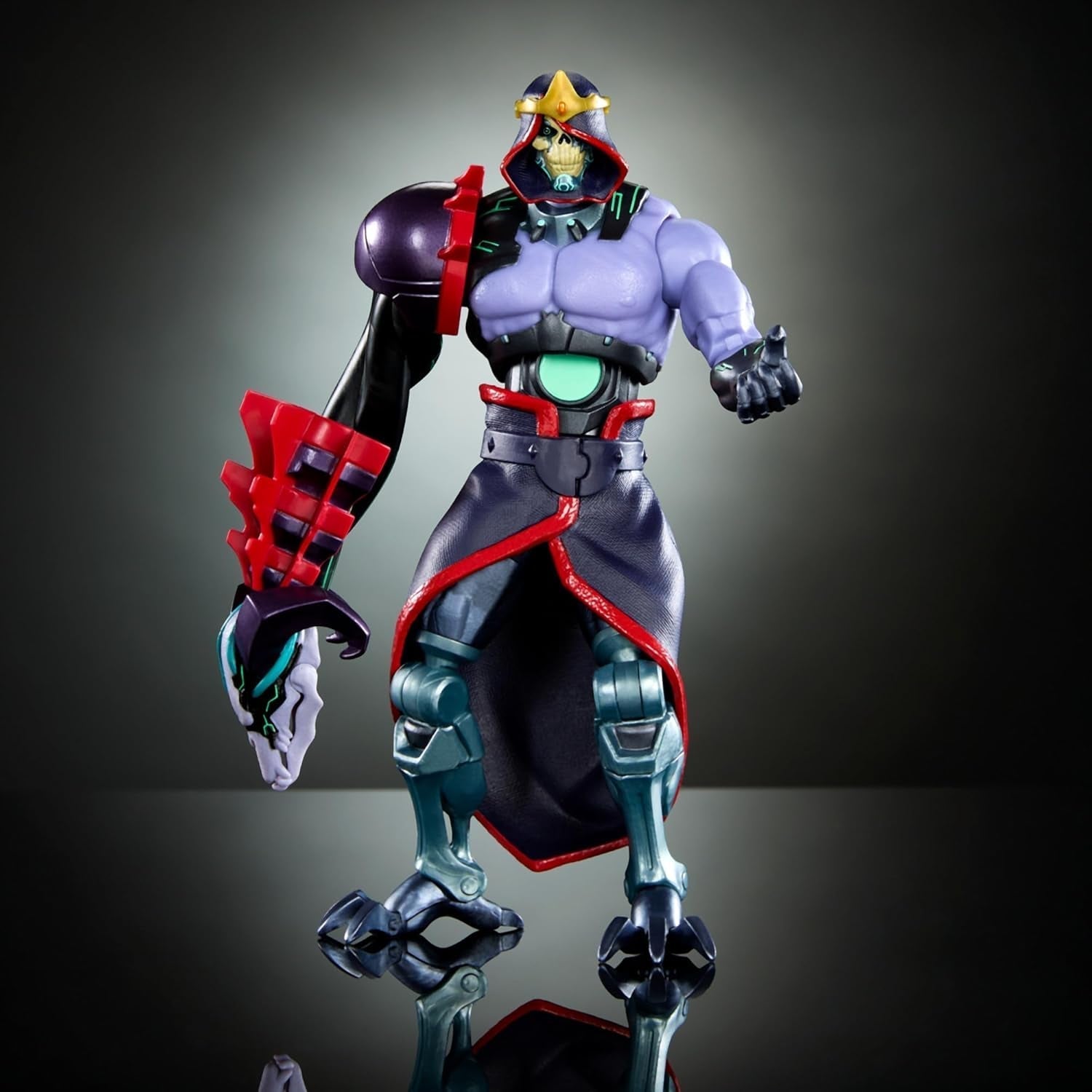 Masters of the Universe: Revolution Masterverse Skeletor akční figurka Sběratelská figurka s 30 body pohybu a pohyblivým robotickým ramenem Motu Toy HYC46 Akční figurky Naty Shop