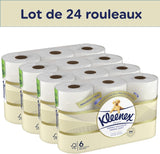 KLEENEX Dermo Douceur 4230420 Toaletní papír, 24 rolí (4 X 6 rolí) bílý, 24 Unité (šarže 6)