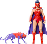 Masters of the Universe Origins Akční figurka Catra z Cartoon Collection, cca. 14 cm vysoký TV seriál z 80. let Heroine Princess of Power Detailní design a příslušenství pro kočky JBM84 Akční figurky Naty Shop Výchozí název