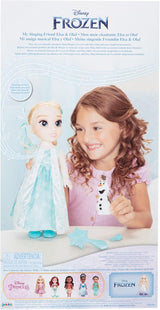 Disney Die Eiskönigin - Frozen - Zpívající panenka ELSA 35 cm, zpívající "Let It Go", včetně doplňků pro extra zábavu, ideální pro dívky od 3 let, 225306, Türkis