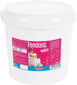 DECOCINO bílý fondán - hodnotné balení 7 kilogramů - ideální na zdobení dortů, dortů, cake pops - veganské a bezlaktózové Naty Shop Cukrová pasta 7 kg