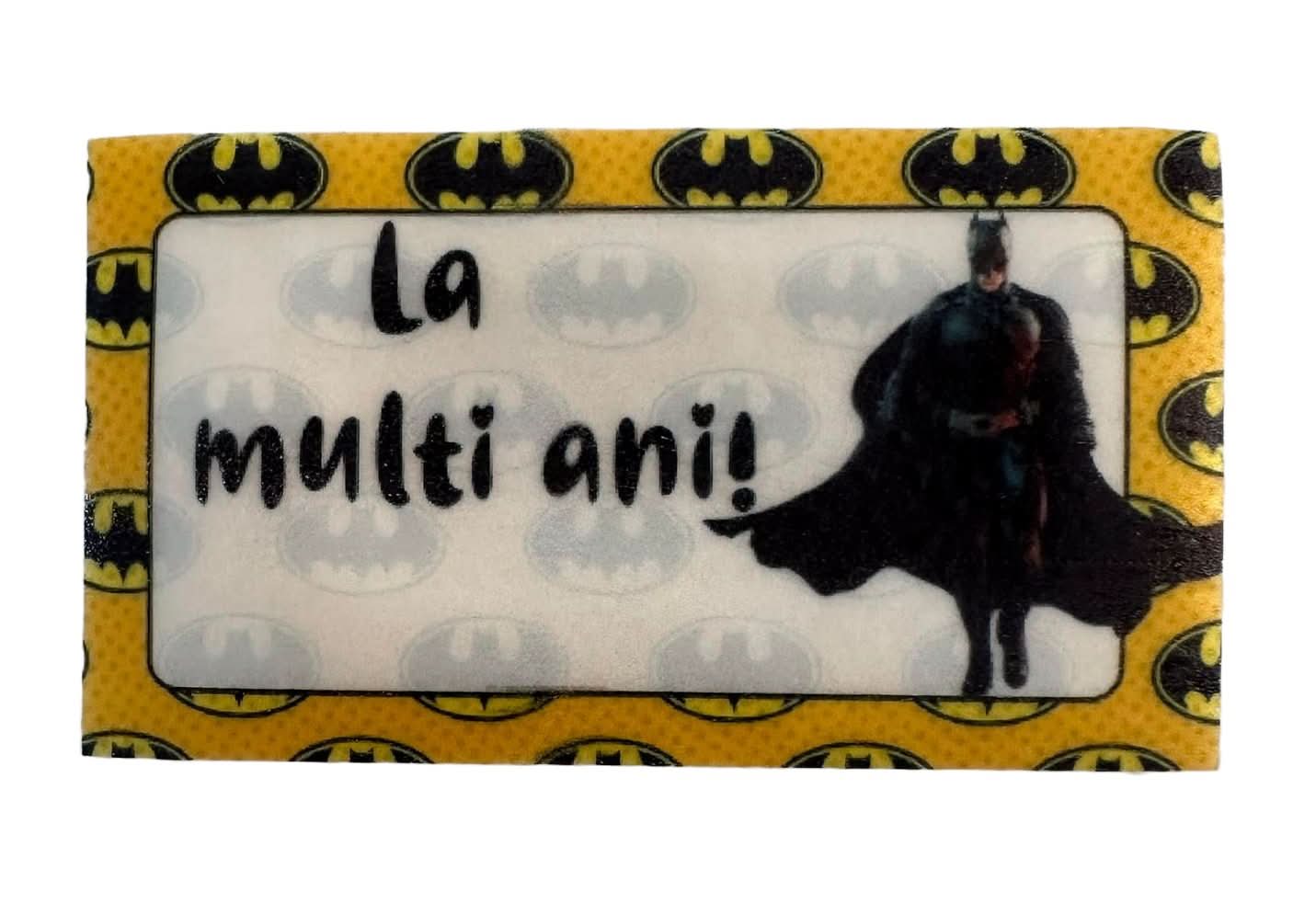 Jedlá cukrová dekorace, Batman - "Všechno nejlepší k narozeninám!" Obchod Nati