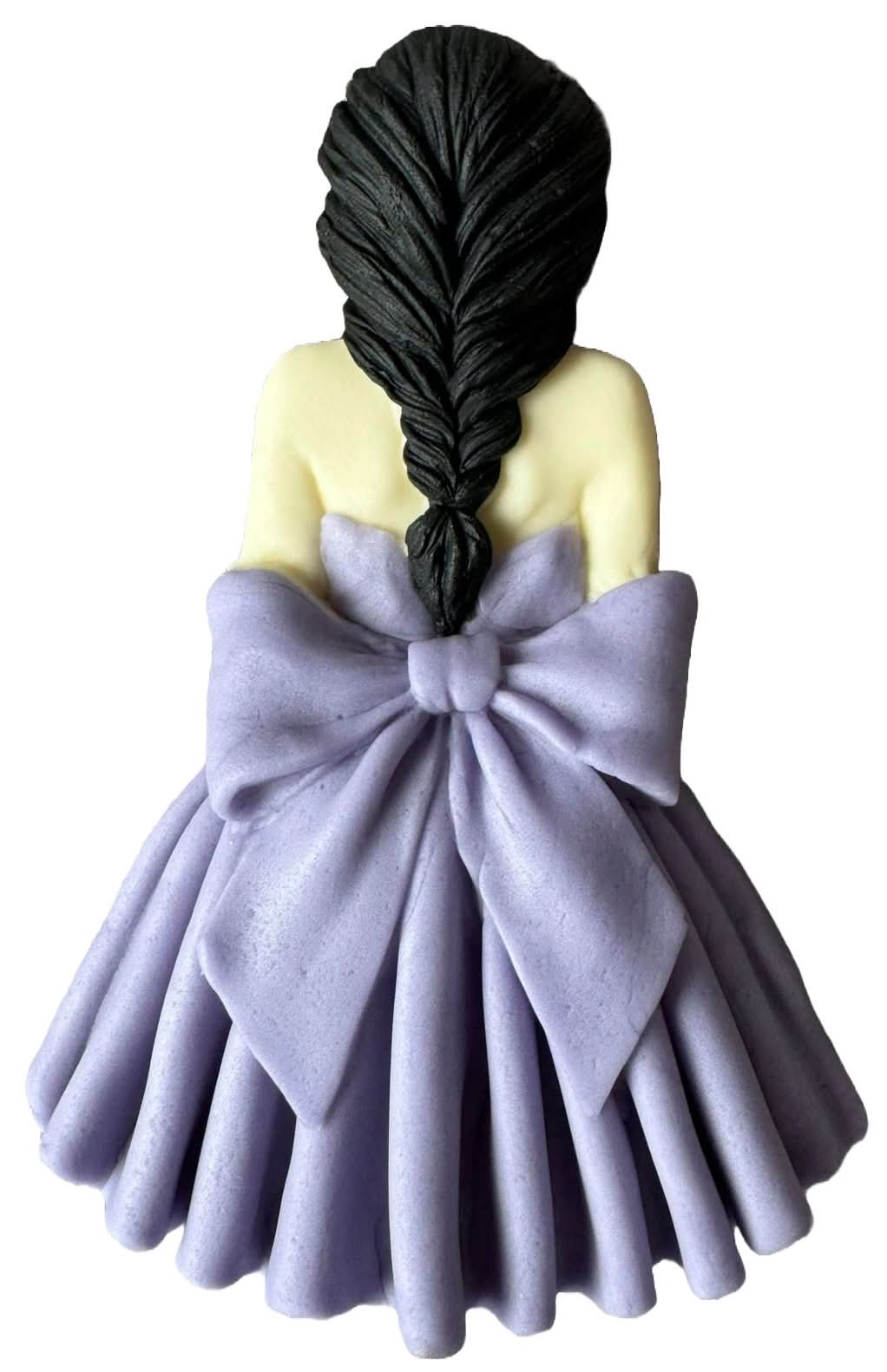 Jedlá cukrová dekorace, Dekorace z cukrové pasty Beautiful Lady Nati Shop