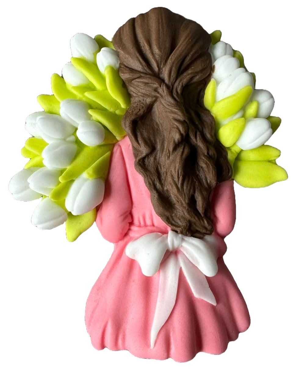 Jedlá cukrová dekorace, Dekorace z cukrové pasty Beautiful Lady Nati Shop