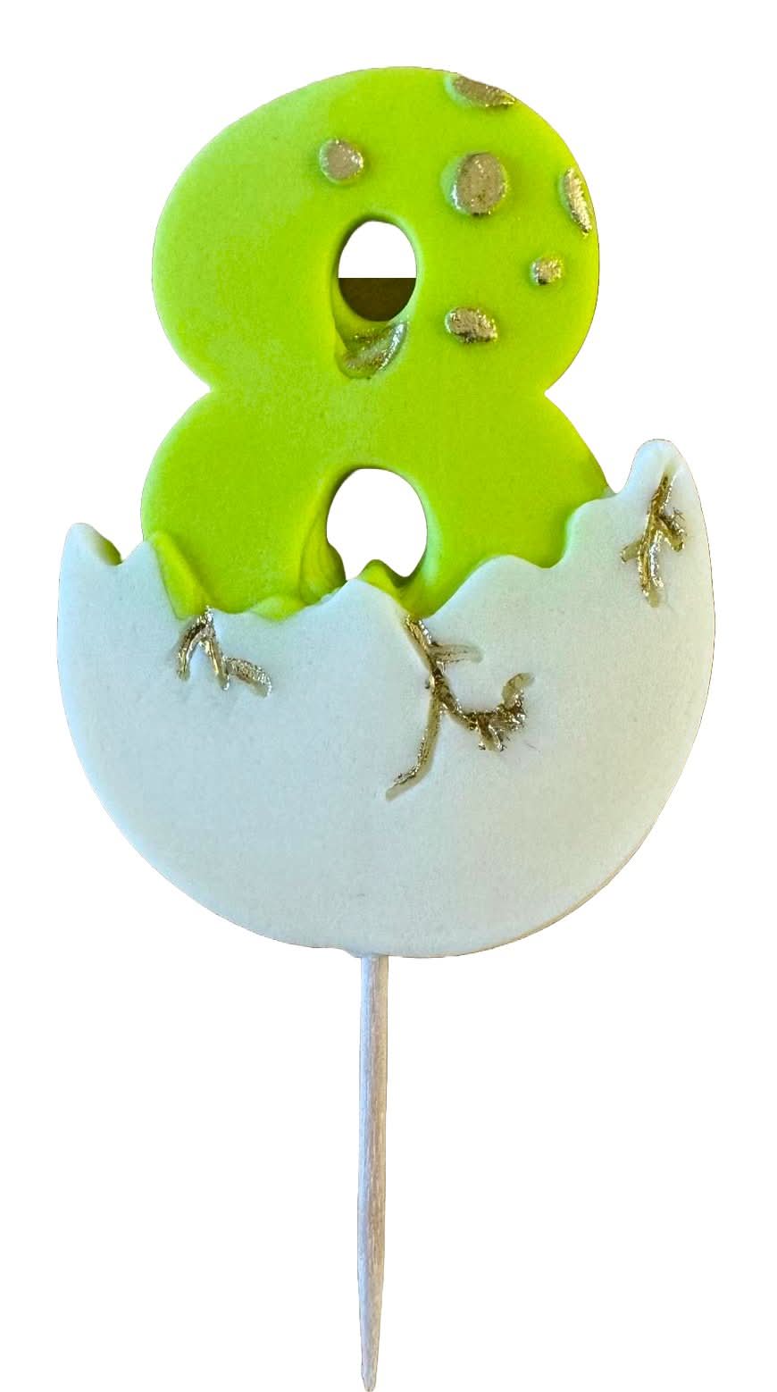 Jedlá cukrová dekorace, Number 8 Sugar Paste Decorations Nati Shop