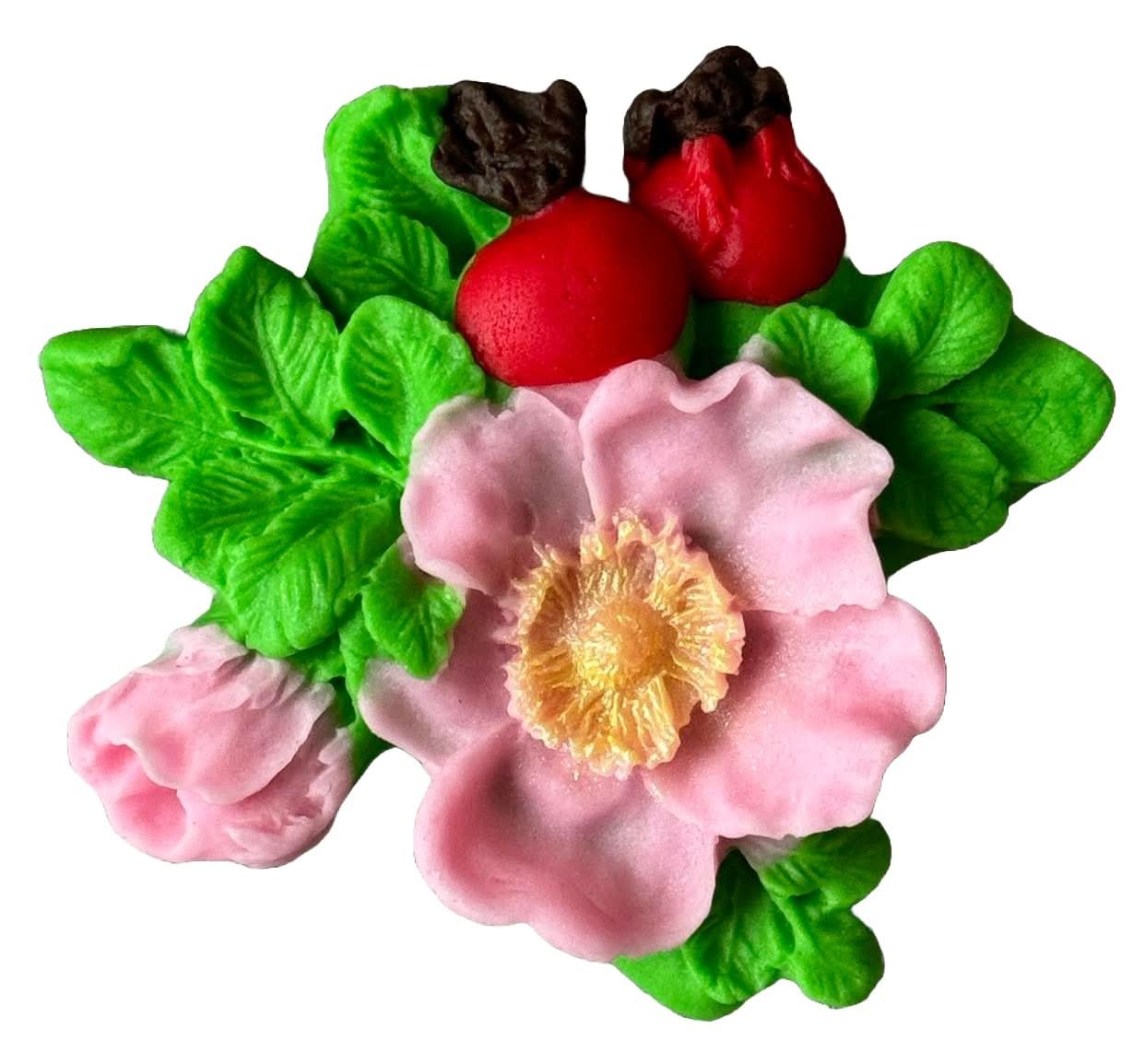 Jedlá cukrová dekorace, Maková větev Dekorace z Sugar Paste Nati Shop
