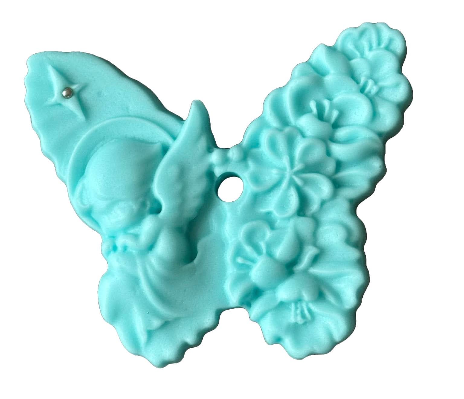 Jedlá cukrová dekorace, Motýl s andělem Dekorace z Sugar Paste Nati Shop