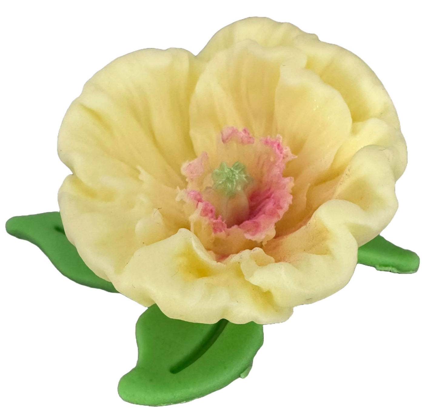 Jedlá cukrová dekorace, Dekorace žlutého tulipánu z Sugar Paste Nati Shop