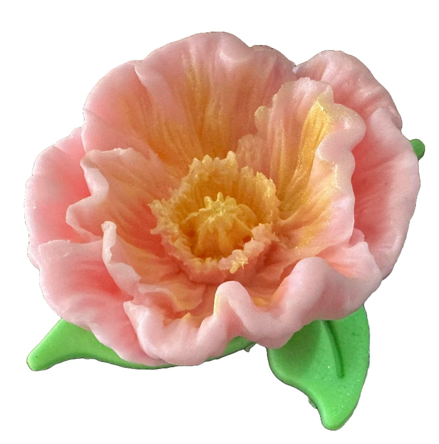Jedlá cukrová dekorace, Růžové tulipánové dekorace z Sugar Paste Nati Shop