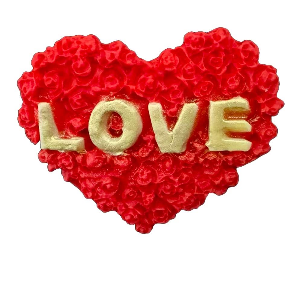 Jedlá cukrová dekorace, Love Sugar Paste Decorations Nati Shop