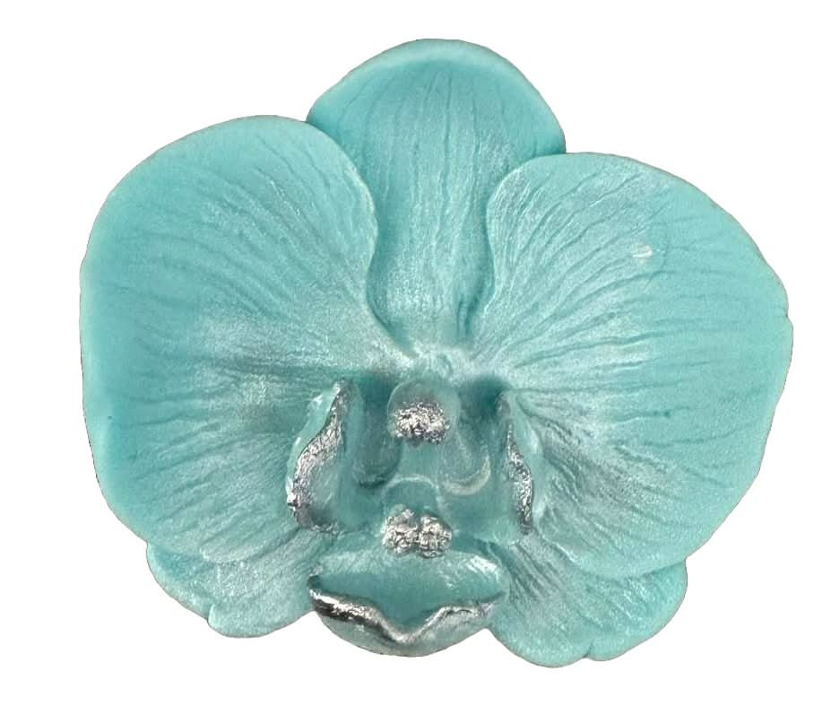 Jedlá cukrová dekorace, dekorace z cukrové pasty Blue Orchid Nati Shop