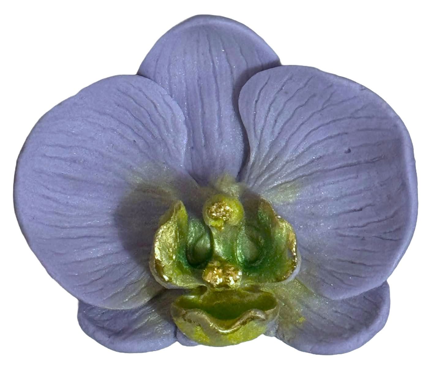 Jedlá cukrová dekorace, Dekorace z cukrové pasty Purple Orchid Nati Shop