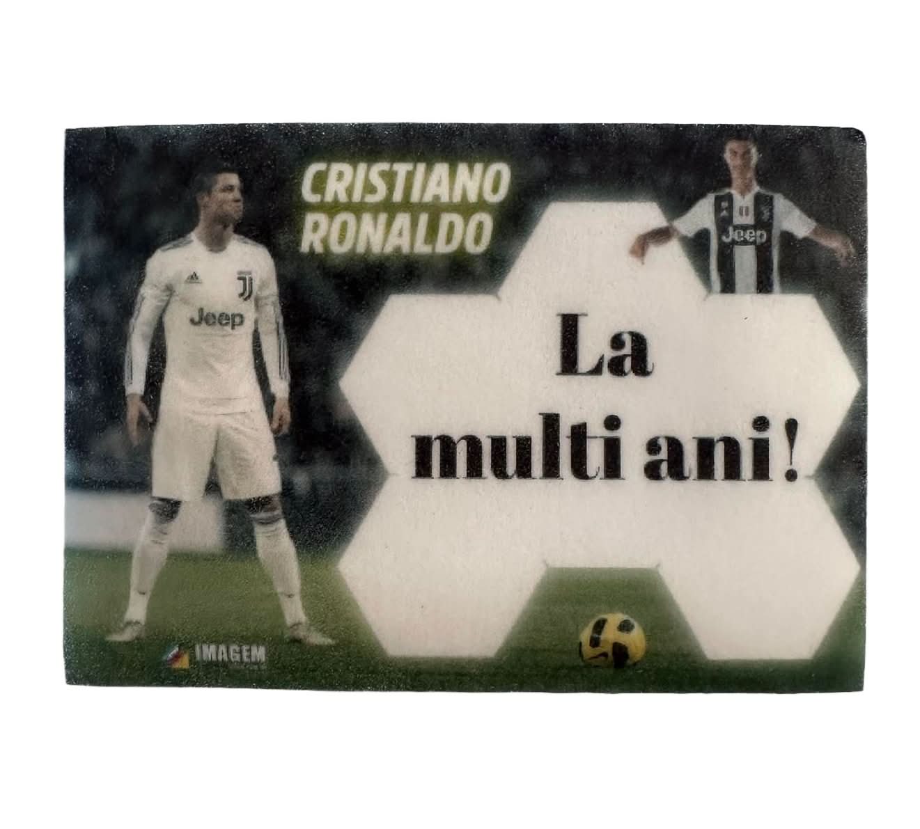Dekorace z jedlého cukru, Ronaldo - "Všechno nejlepší k narozeninám!" Obchod Nati