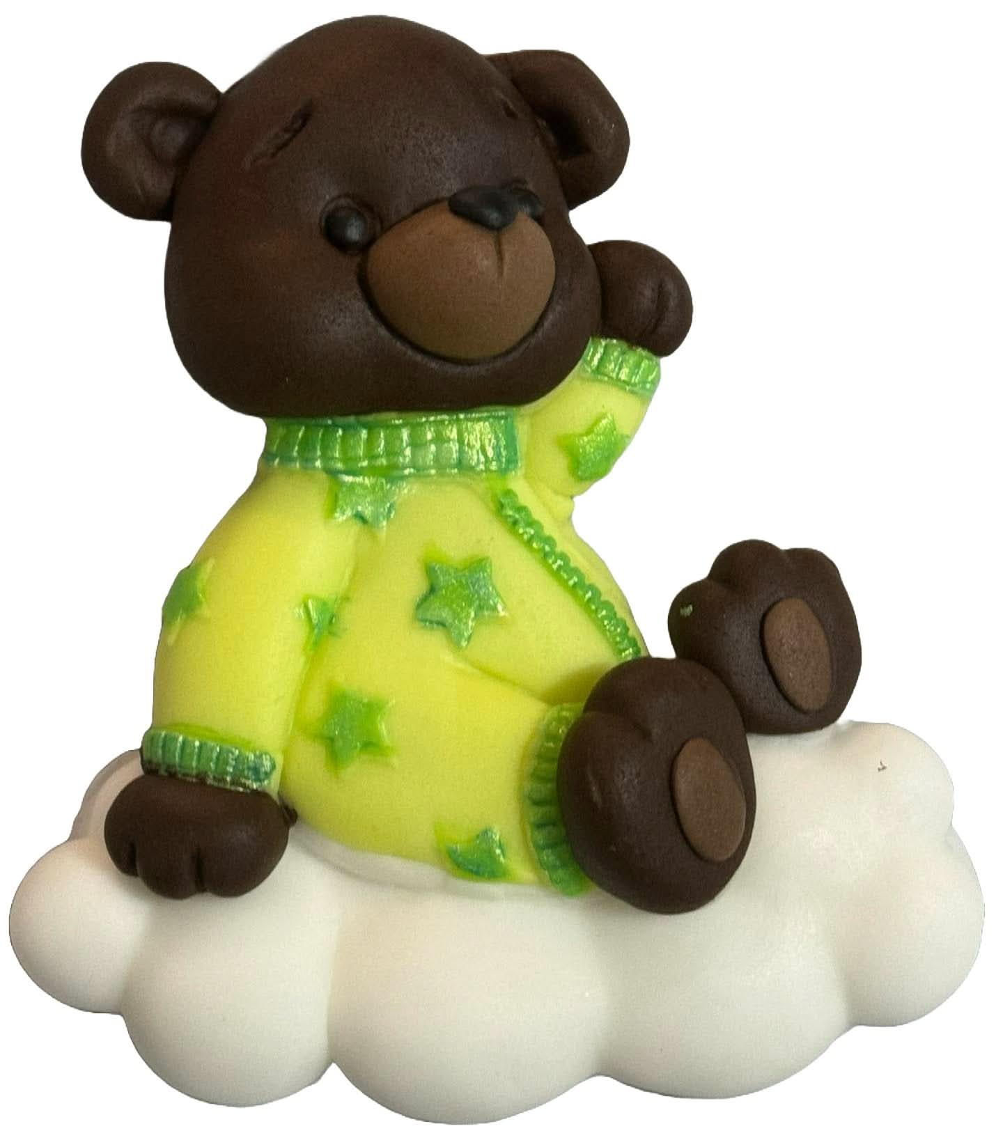 Jedlá cukrová dekorace, Medvěd na obláčku Dekorace z Sugar Paste Nati Shop