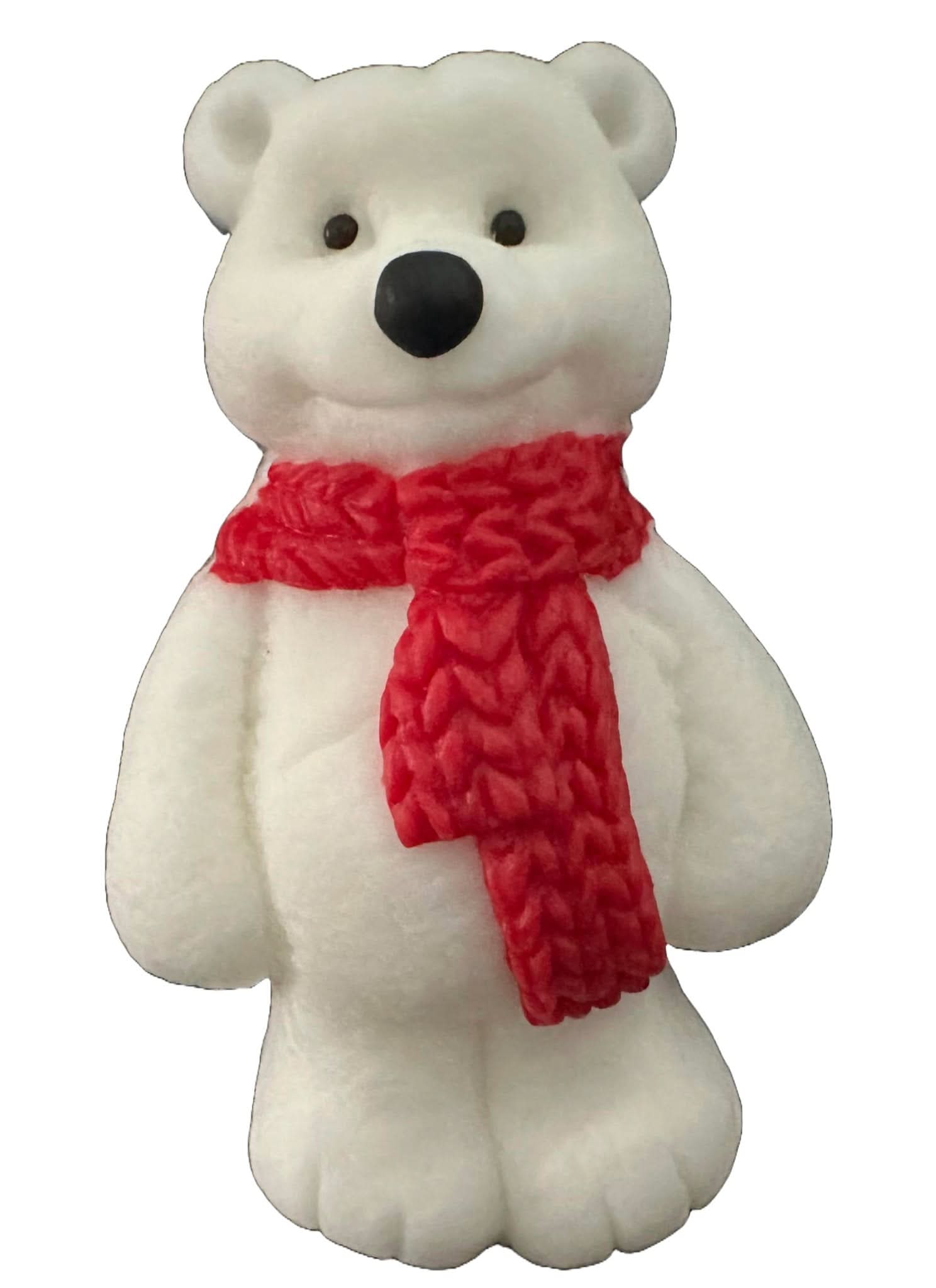 Jedlá cukrová dekorace, vánoční cukrová pasta Polar Bear Decorations Nati Shop