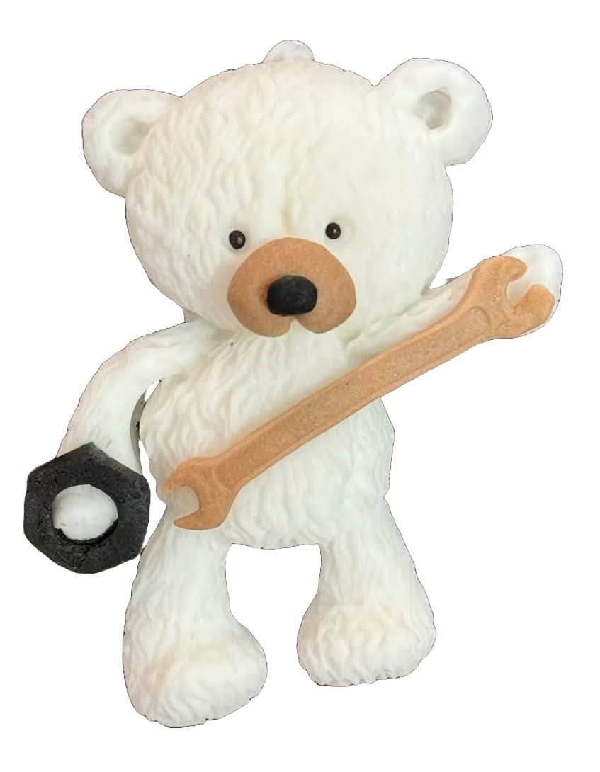 Jedlá cukrová dekorace, Mechanické medvídkové dekorace z Sugar Paste Nati Shop