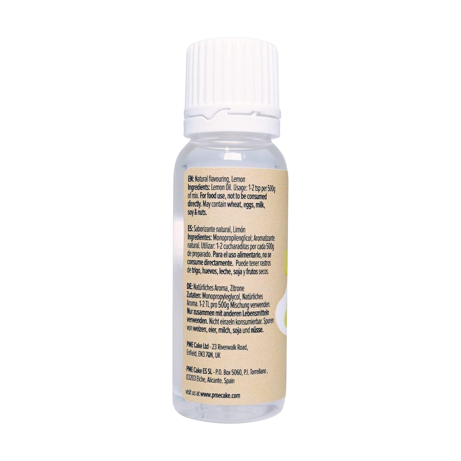 100% přírodní citronová příchuť, 25 ml (balení 2 ks) Sladidla Naty Shop