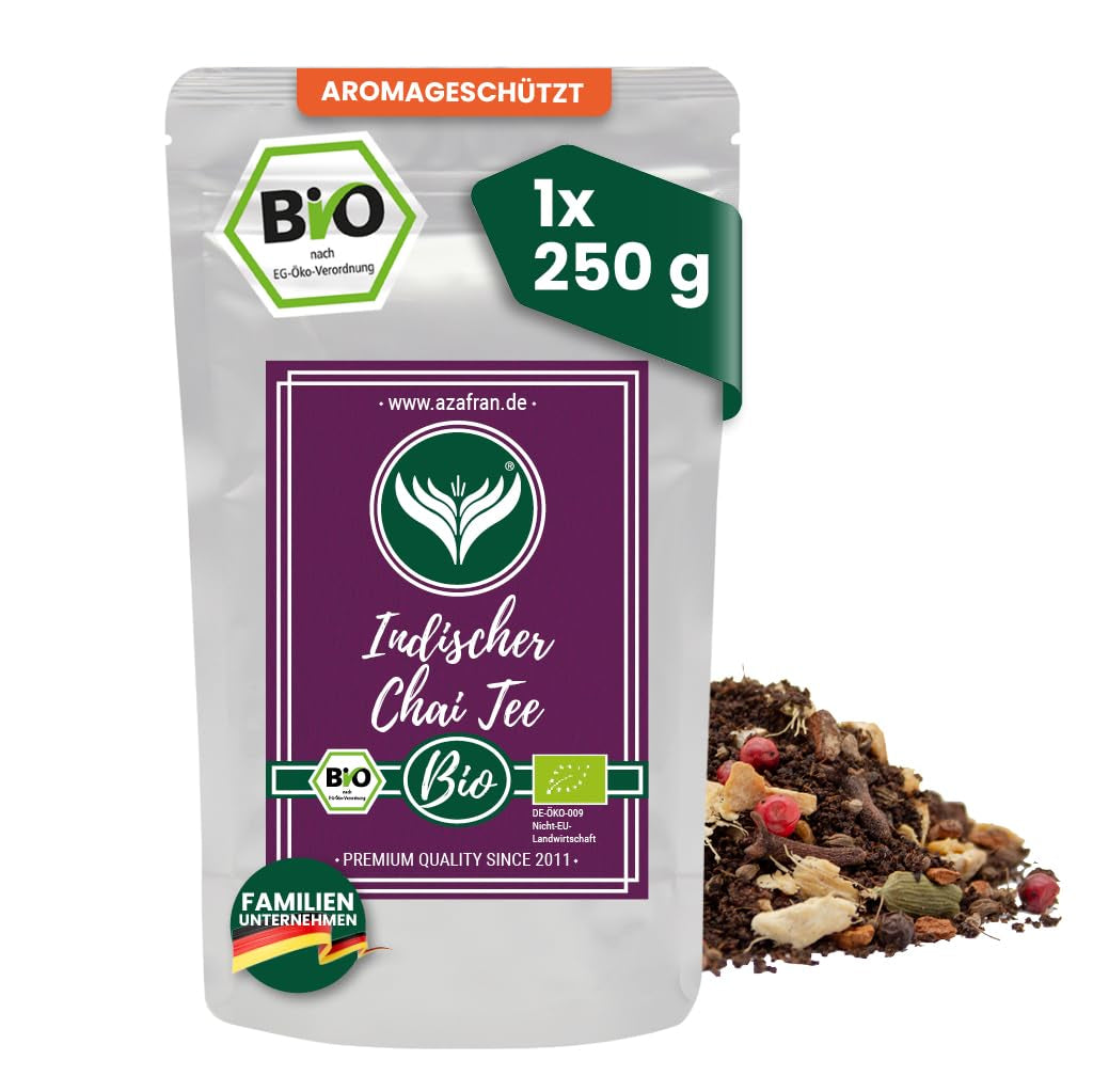 Azafran bio indický čaj chai - sypaný kořeněný čaj 250 g