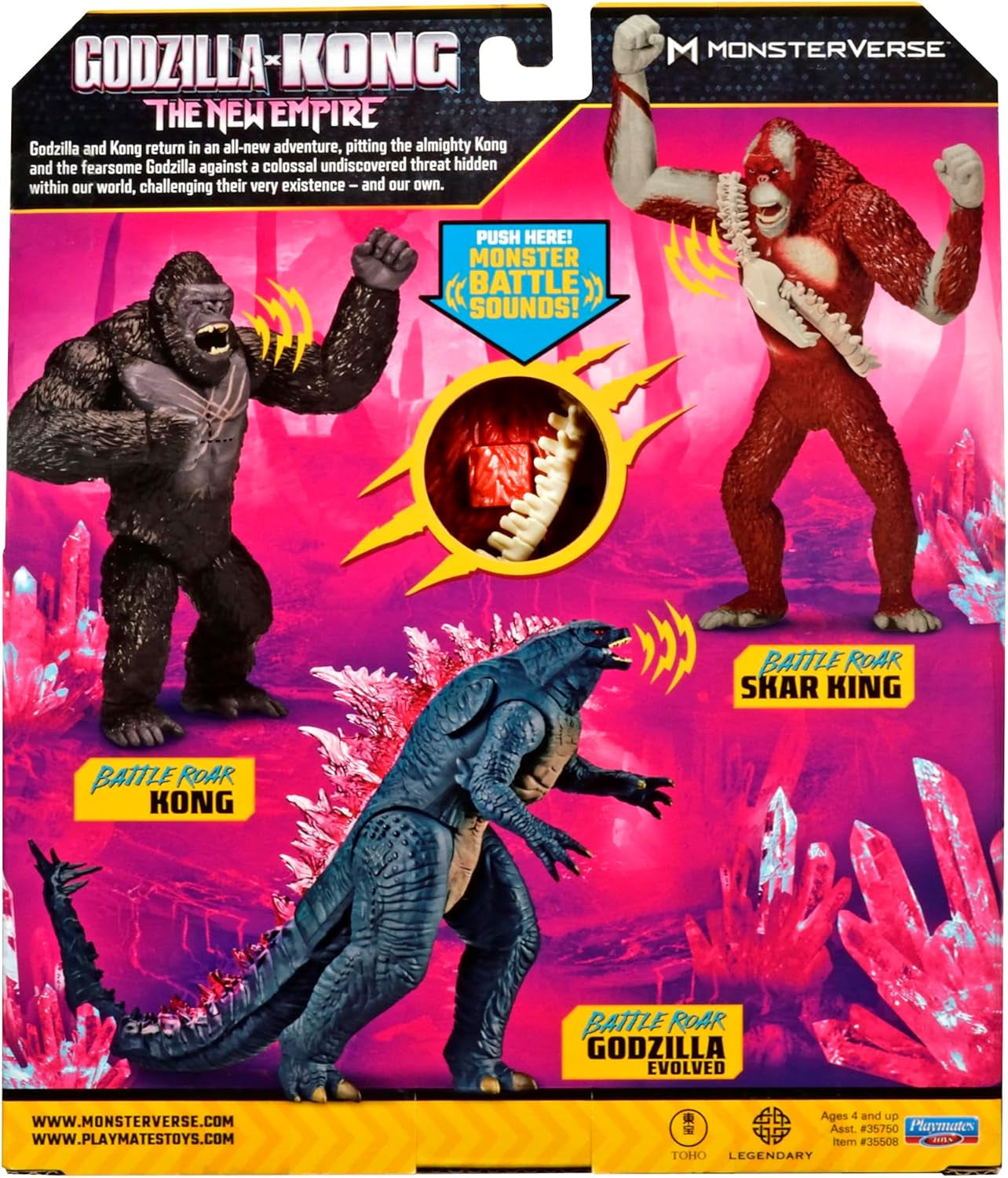 Godzilla X Kong: New Empire Battle Roar Skarking, Akční figurky, 17 cm Akční figurky Naty Shop