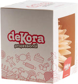 dekora - 12,5 cm obří květina - podzimní jiřinka - bez lepku, bez laktózy, vegan - dekorace na dorty pro svatby, narozeniny a zákusky - snadné použití Cukrová pasta Naty Shop