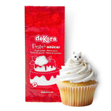 Dekora - Fondant z bílé cukrové pasty 150 g - Perfektní na dorty a ozdoby na pečení - Bez lepku a laktózy - Vanilková příchuť - Měkká, pružná a snadno tvarovatelná pro kreativní dekorace Naty Shop White Sugarpaste