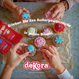 Dekora - Fondant z bílé cukrové pasty 150 g - Perfektní na dorty a ozdoby na pečení - Bez lepku a laktózy - Vanilková příchuť - Měkký, pružný a snadno tvarovatelný pro kreativní dekorace Naty Shop Sugarpaste