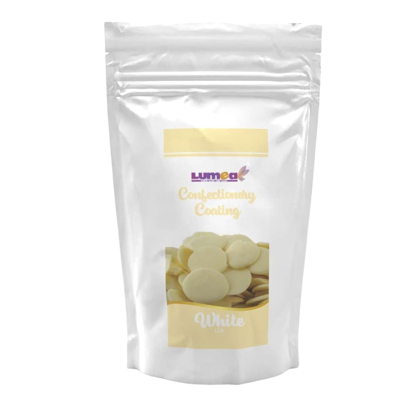 Dekozauber24 couverture drops, bílá, 500g, s příchutí bílé čokolády a vanilky, chipsy Deco Melts, vhodné do mikrovlnné trouby, na cake pops, dorty, dorty, dorty, pokapané nebo polevy Naty Shop Bílá cukrová pasta