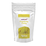 Dekozauber24 couverture drops, bílá, 500g, s příchutí bílé čokolády a vanilky, chipsy Deco Melts, vhodné do mikrovlnné trouby, na cake pops, dorty, dorty, dorty, pokapané nebo polevy Naty Shop Sugarpaste Yellow